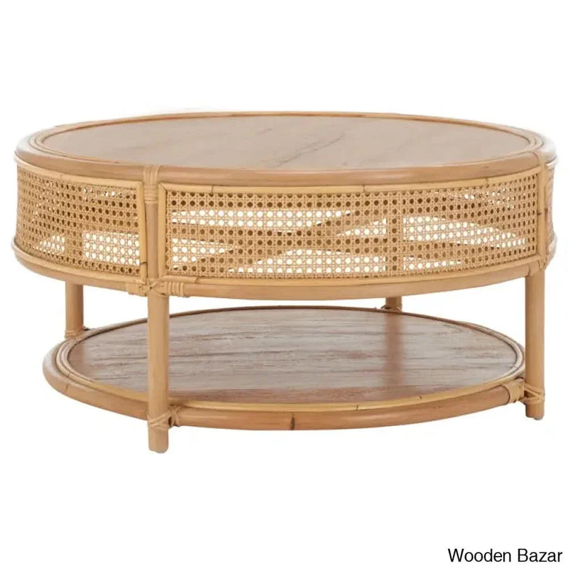 Rodanthe Solid Wood Top Coffee and center Table