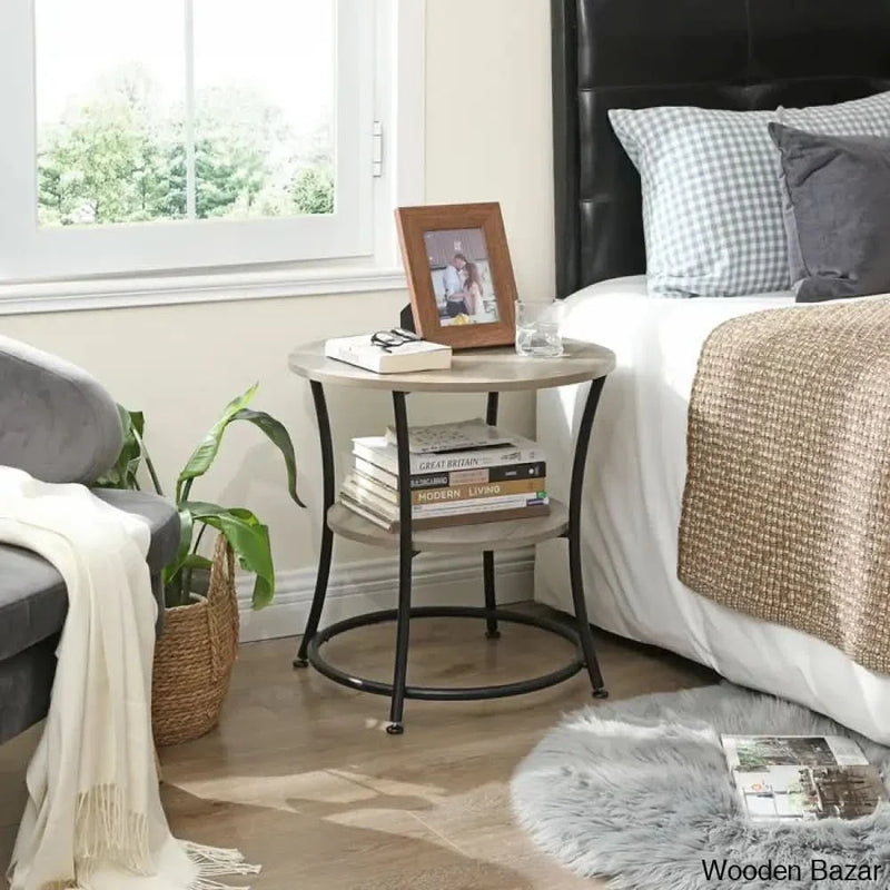 Rolande Tall End Table - Craft Decor