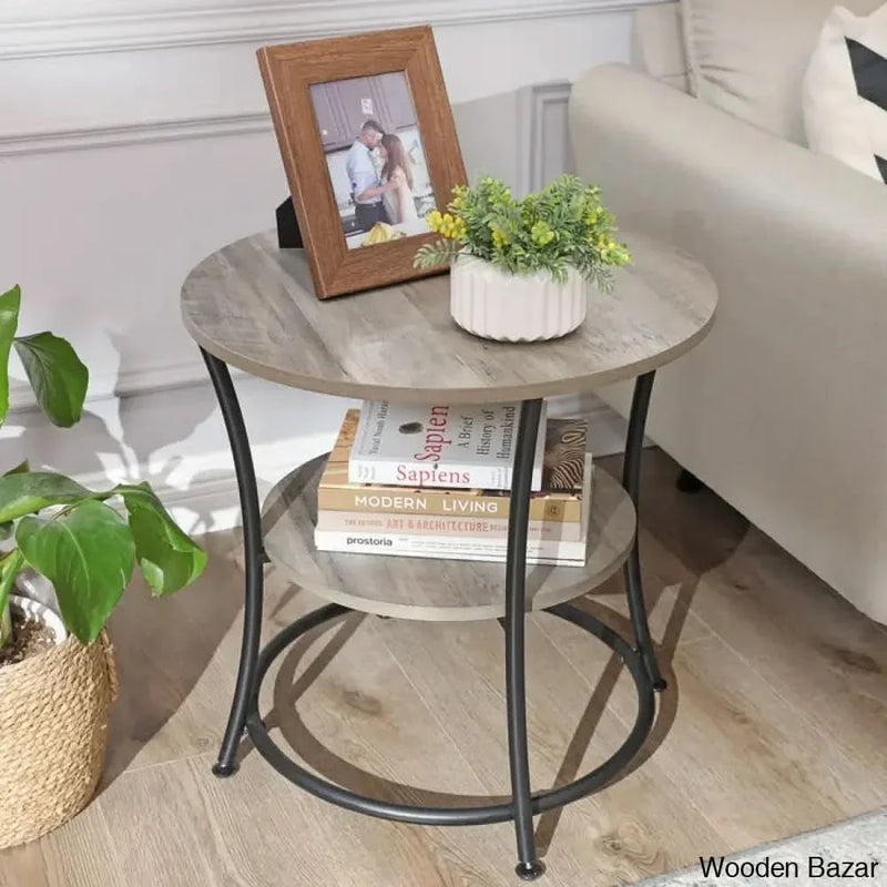 Rolande Tall End Table - Craft Decor