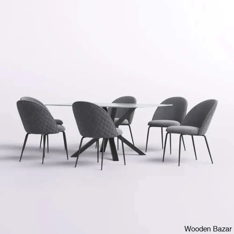 Rommany Pedestal Dining Table Set For Luxe living
