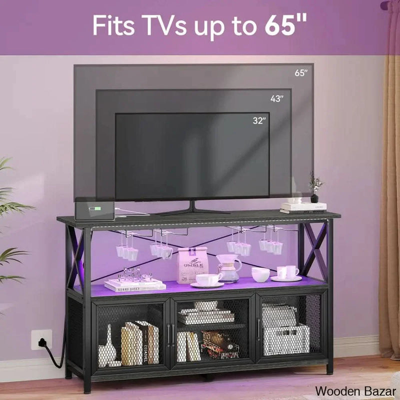 Ronald 55.1'' Bar Cabinet Latest  Design