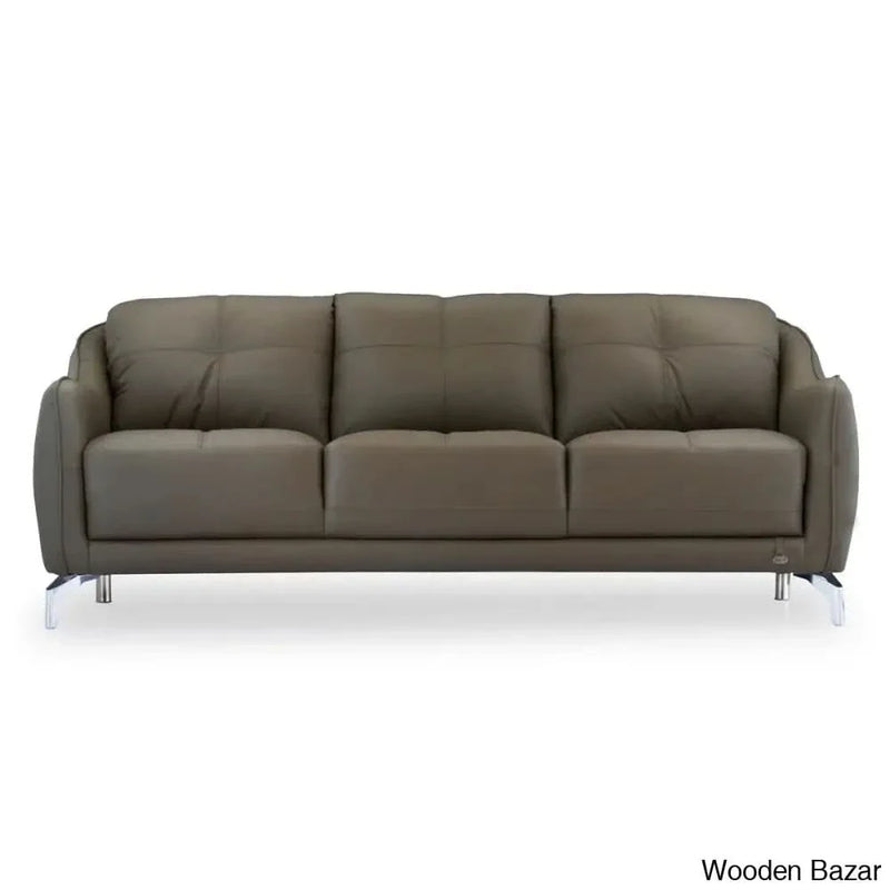 Royal Sofa in 3/2 Seater variant in greige color - Craft Decor