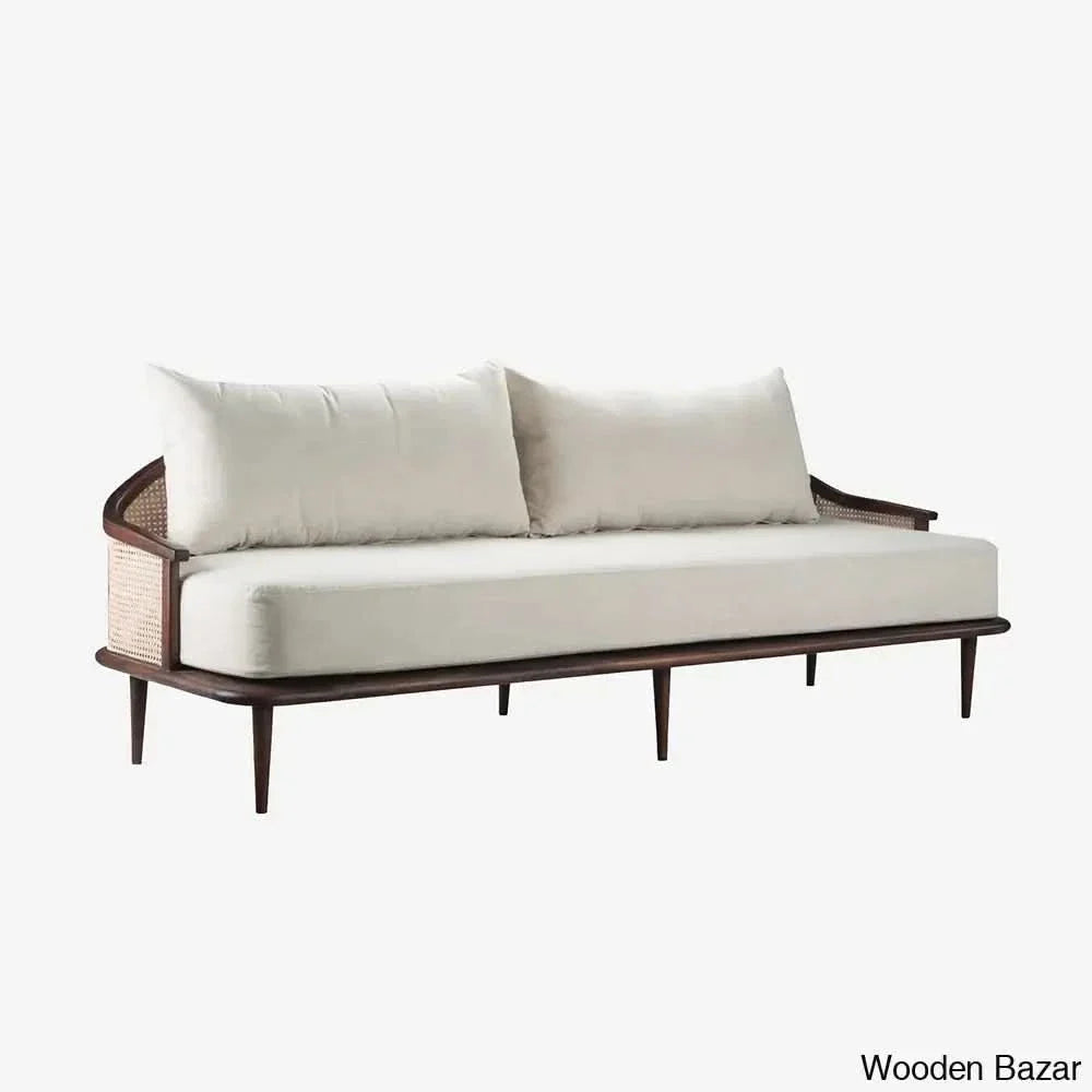 Sadien Solid Wood 2 & 3 Seater Luxury Sofa - Craft Decor
