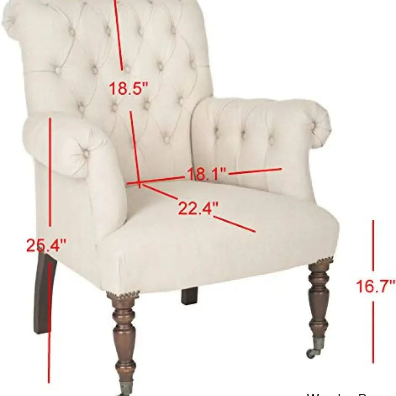 Safavieh Mercer Collection Bennet Taupe Club Chair, Taupe