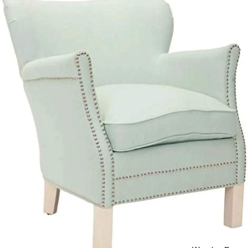 Safavieh Mercer Collection Connie Robins Egg Blue Club Chair