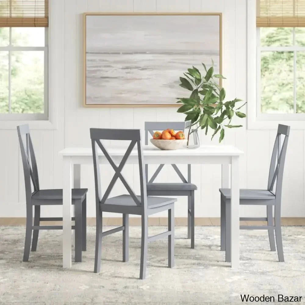 Samantha 4 - Person Dining Set