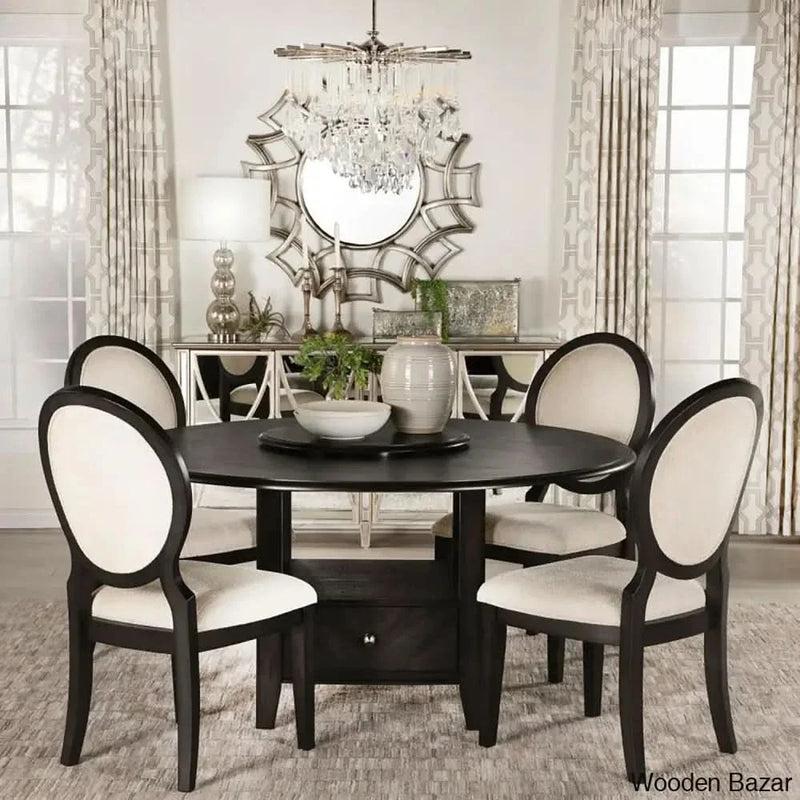 Selzer 5 - Piece Trestle Dining Set