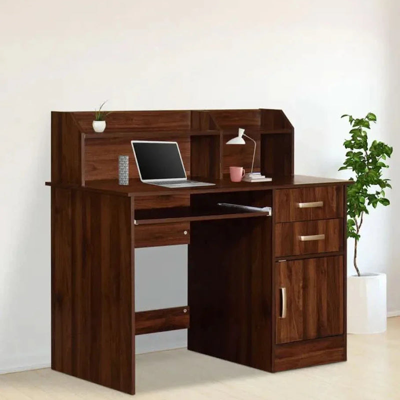 Shamon Computer Table In Columbia Walnut Finish