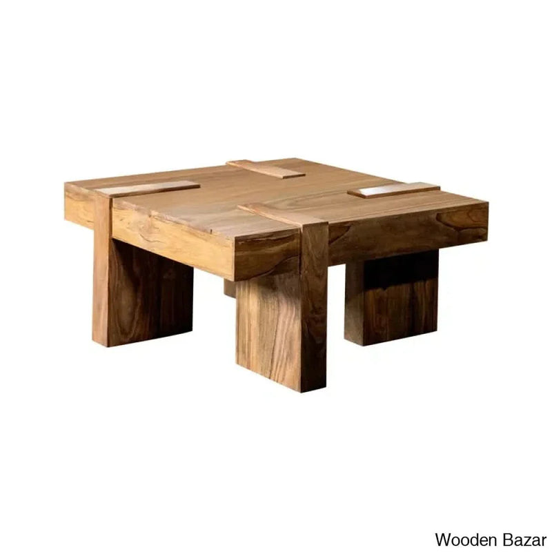 Sillotho Solid Wood Coffee and center Table