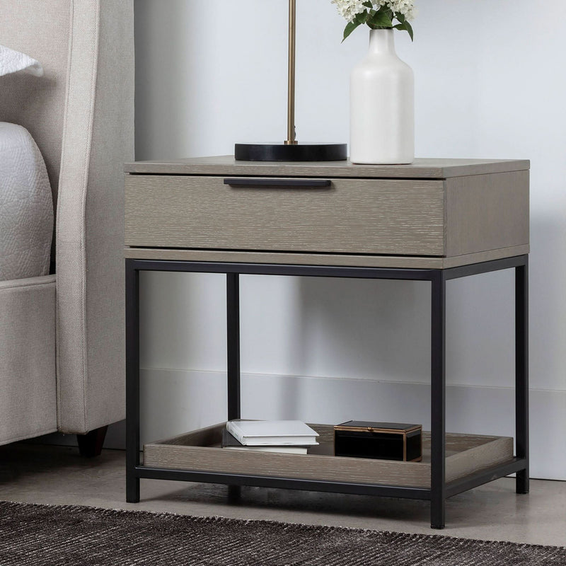 Kevalose Leg 1-Drawer Bedside Table - Craft Decor