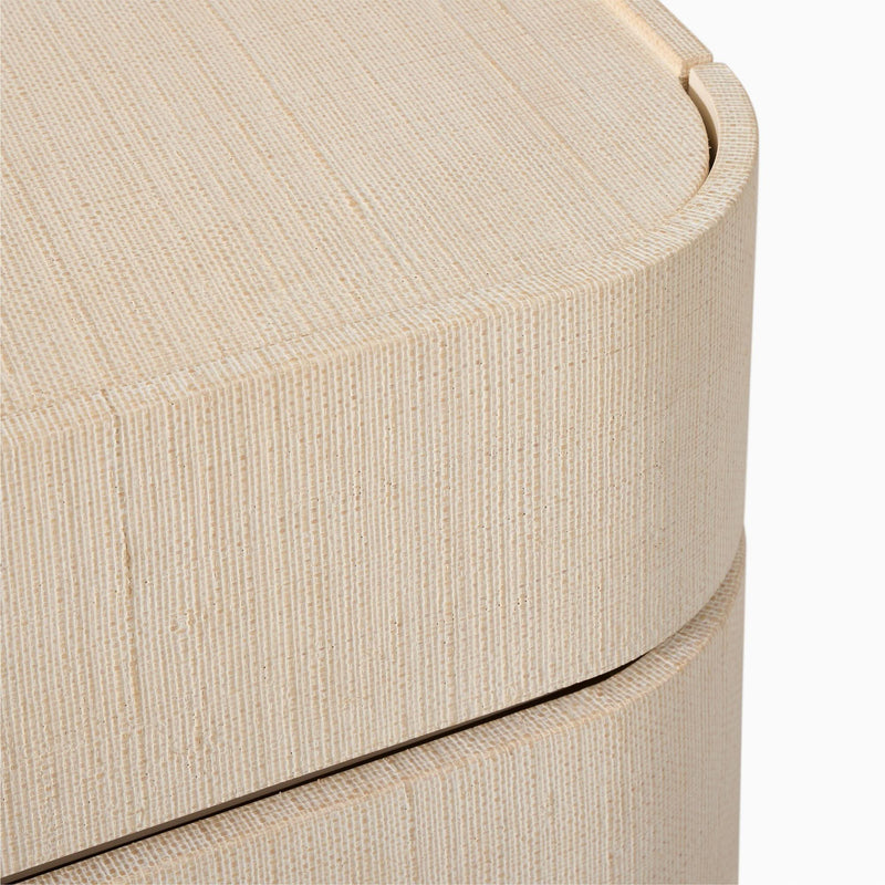 Kelfornia Painted Raffia 9-Drawer Dresser (76") - Craft Decor