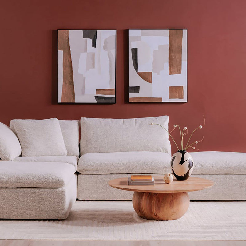 kevil Spherical Base Coffee Table - Craft Decor