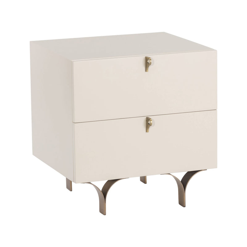 Corean Leg 2-Drawer Bedside Table - Craft Decor