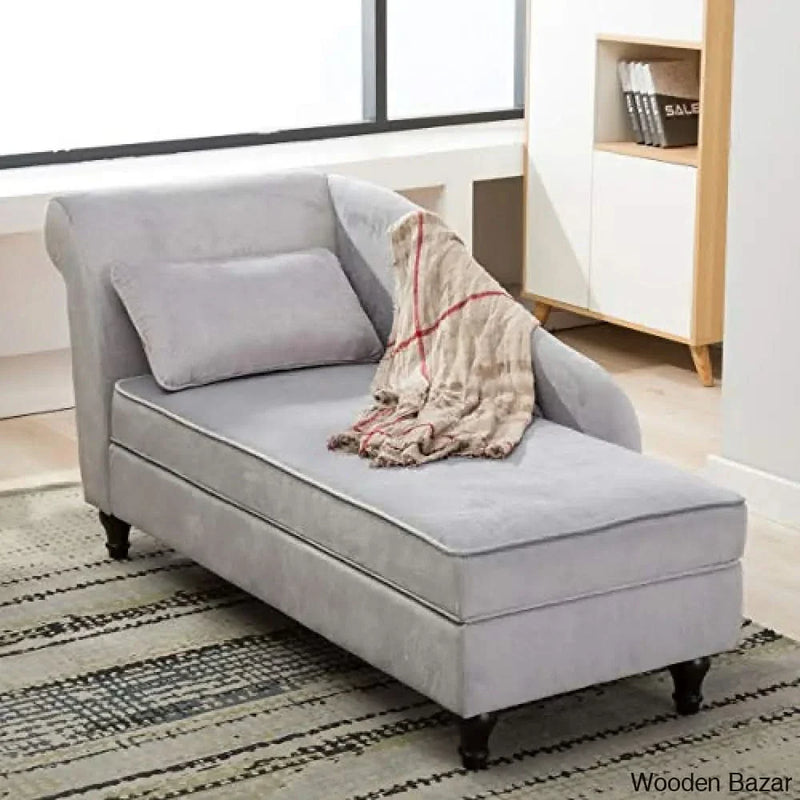Storage Chaise Lounge Indoor Upholstered Lounge
