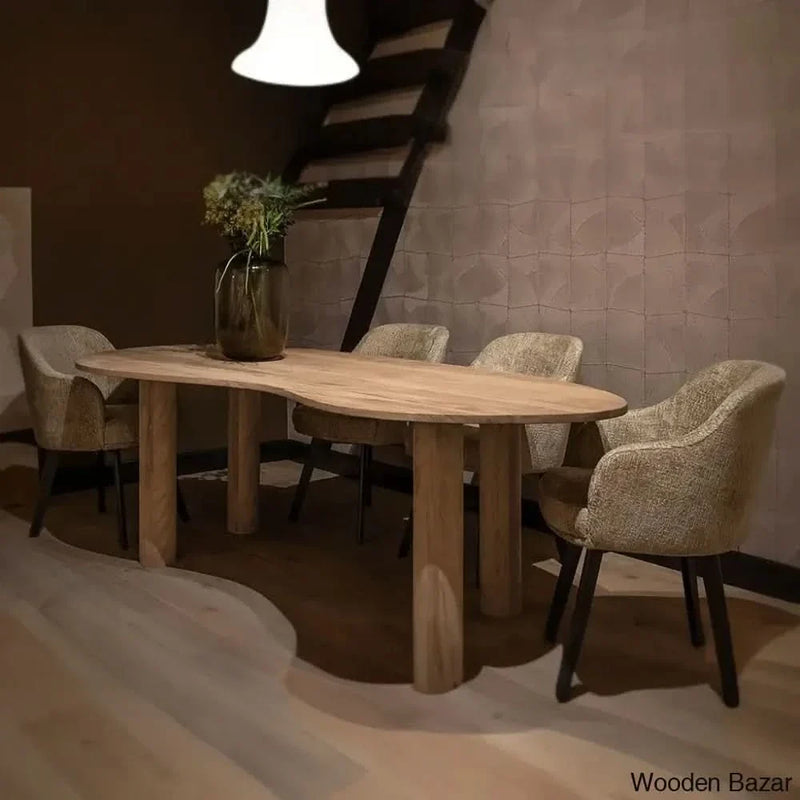 Sutter Luxurious 6 Seater Dining Set For Luxe Living