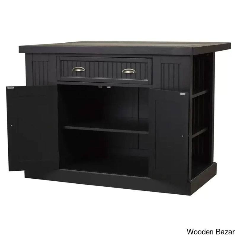 Swanscombe Kitchen Island with Granite Top Kitchen trolley cart cabinet kitchen island with storage
