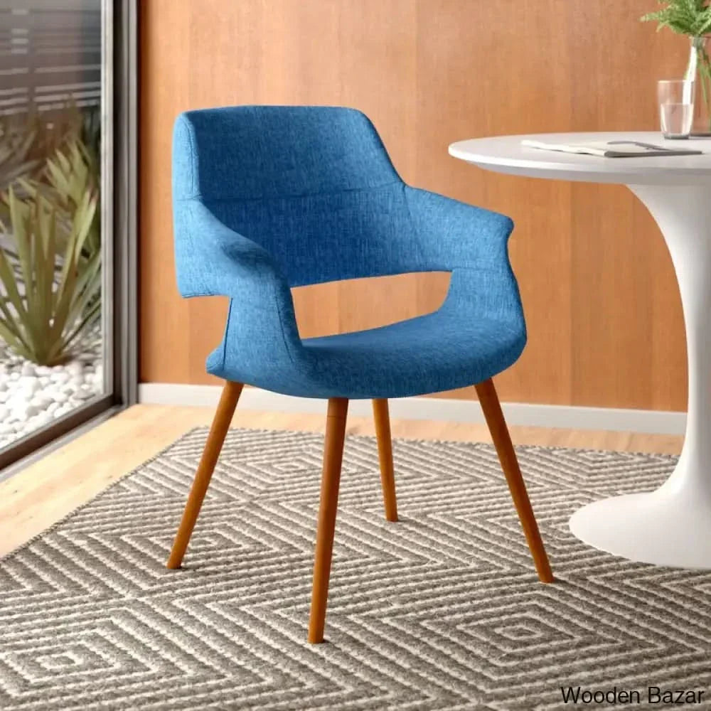 Upholstered Arm dining Chair - Craft Decor