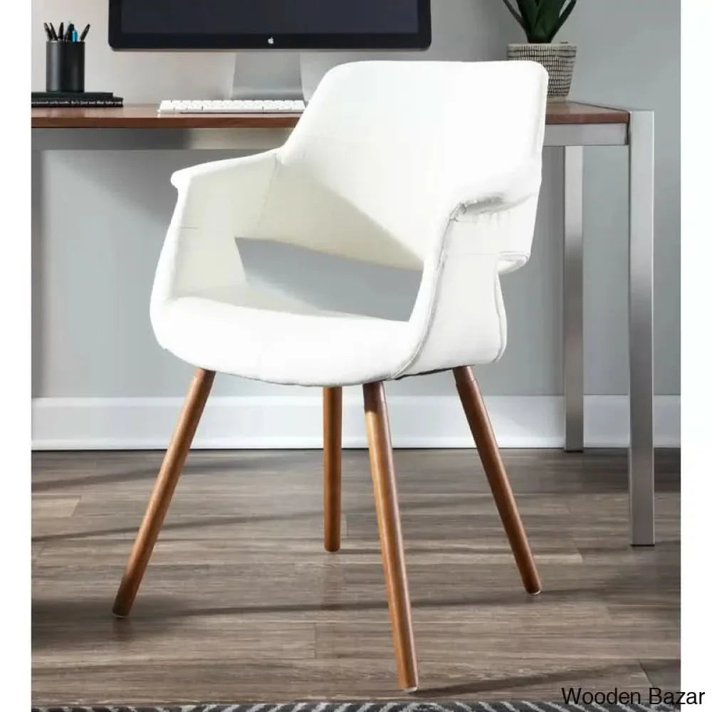 Upholstered Arm dining Chair - Craft Decor