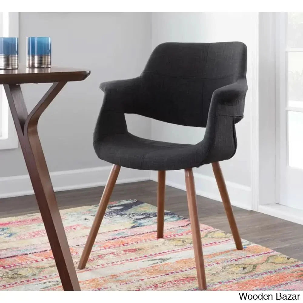 Upholstered Arm dining Chair - Craft Decor