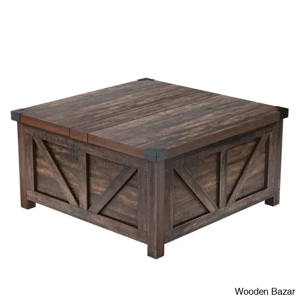 Vardello Modern Coffee And Center Table - Craft Decor Brown