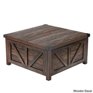Vardello Modern Coffee And Center Table - Craft Decor Brown