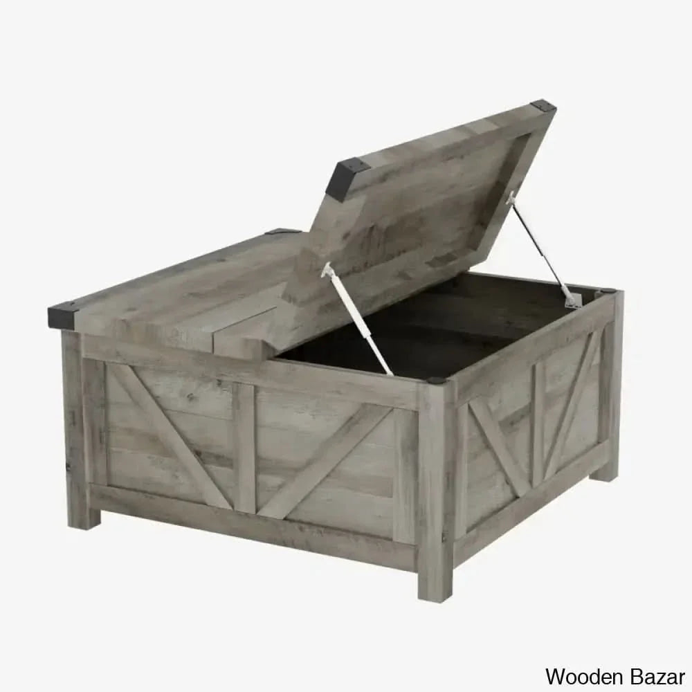 Vardello Modern Coffee And Center Table - Craft Decor Gray Wash