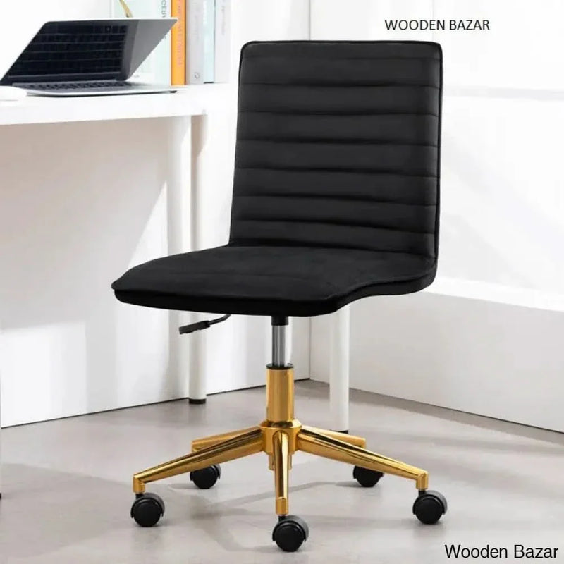 Genny Velvet Task Chair - Craft Decor