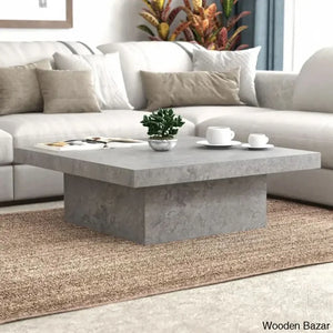 Vere Single Coffee Table And Center Table - Craft Decor Gray