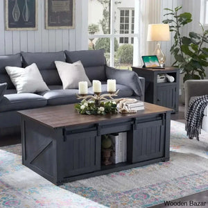 Vianorn Modern Coffee And Center Table - Craft Decor Dark Gray