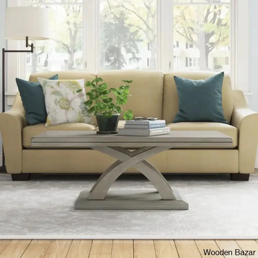 Vinny Coffee And Center Table - Craft Decor Light Gray