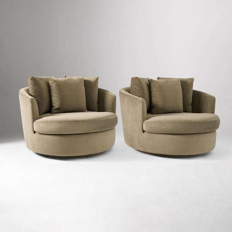 Eccy Modular Skirted Slipcover Chair and a Half - Craft Decor