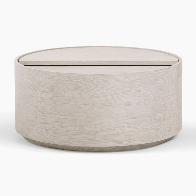 Jigasa Volume Round Storage Drum Coffee Table - Craft Decor