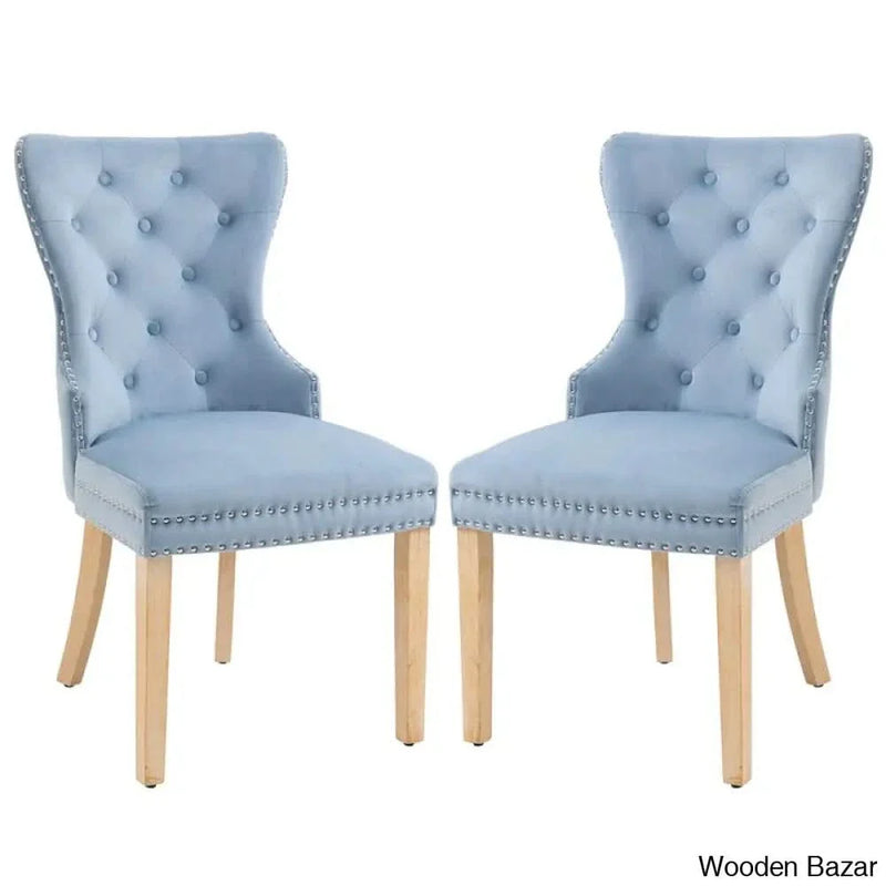 Wallick Tufted Velvet Side Chair (Set of 2)