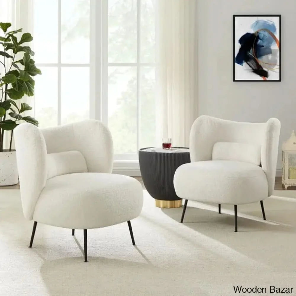 Velvet Arm Chair-10