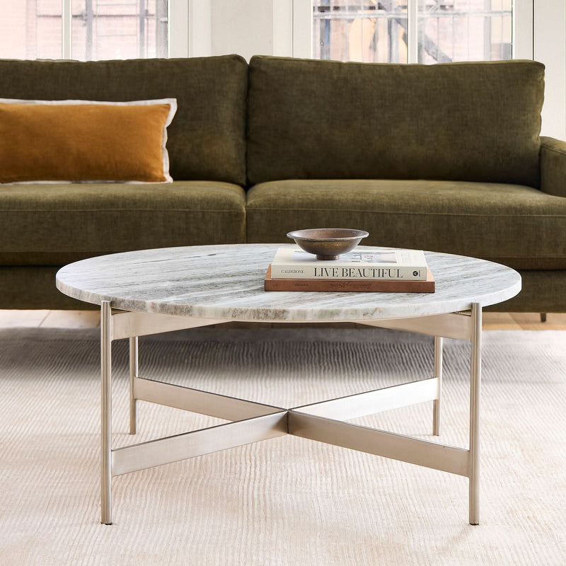 Oiley Marble Coffee Table - Craft Decor