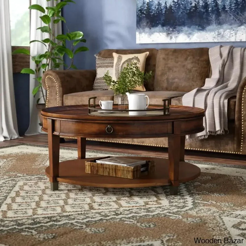 Willard 4 Legs Coffee Table with Storage Coffee and Center Table