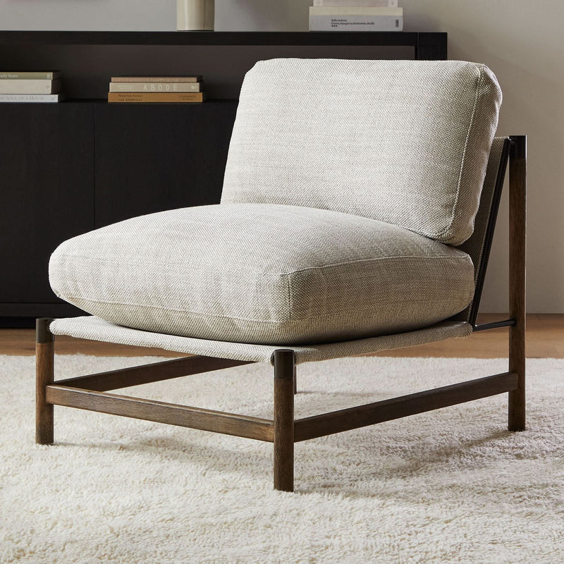 Sinphered Wood & Metal Framed Chair - Craft Decor