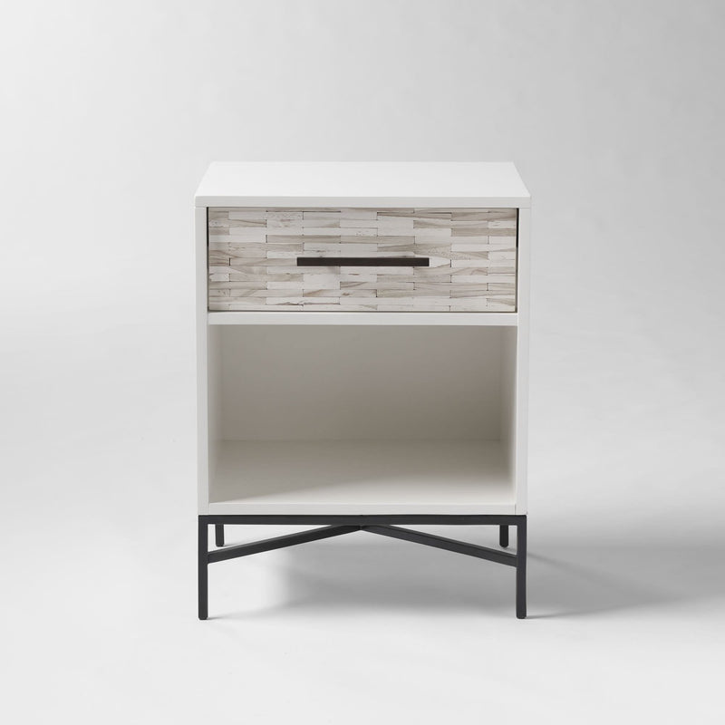 Niagor Tiled Bedside table - Craft Decor