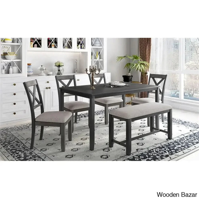 Craft Decor  6 - Person Dining Set