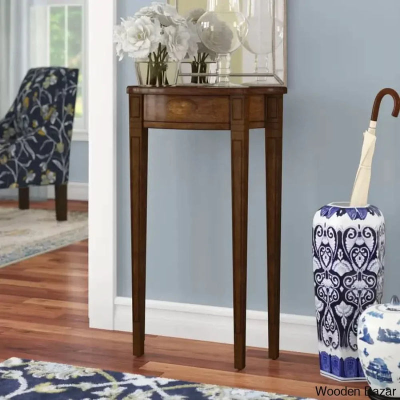 Craft Decor Ariton 32'' Tall Solid Wood End Table
