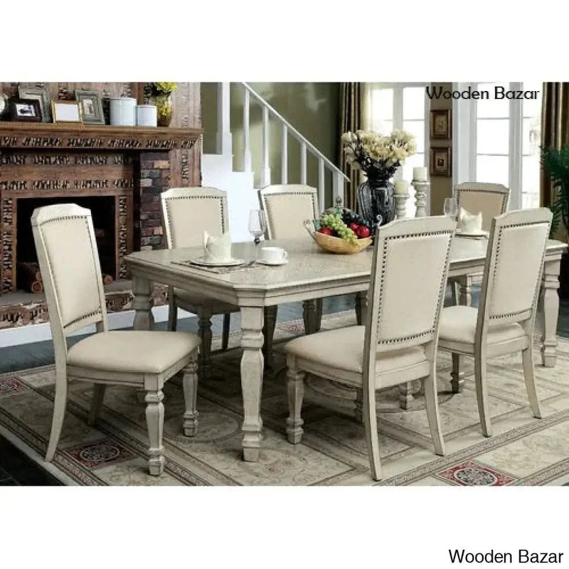 Craft Decor Berlin 6 Seater Dining Table Set