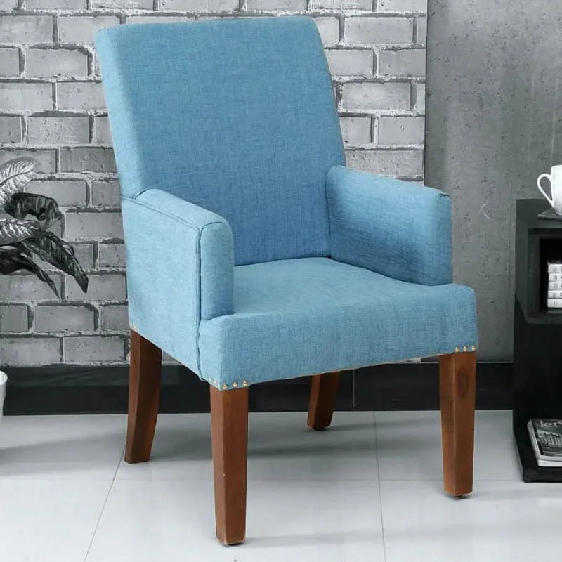 Craft Decor Forlan Solid Wood Arm Chair In Provincial Teak Finish