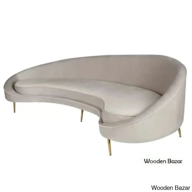 Wooden Bazar Hadriana 101''3 seater sofa  with best cushion work.