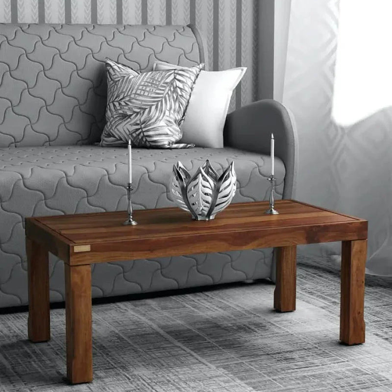 Craft Decor Solid Wood Coffee Table in Provincial Teak Finish