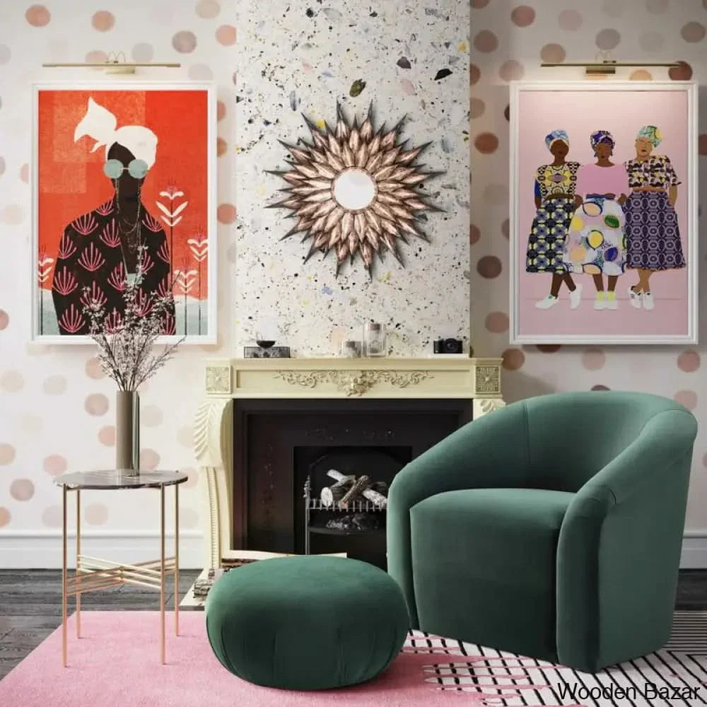 Velvet sofa 