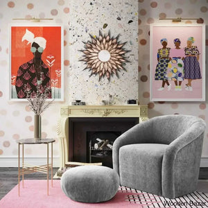 Velvet sofa 