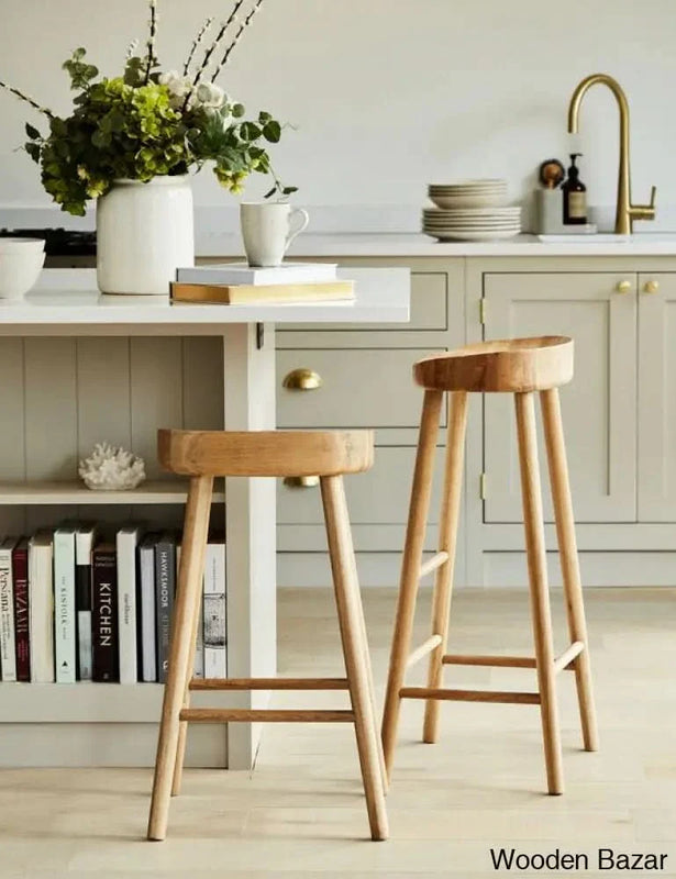 Craft Decor Weathered Oak Stool - Two Sizes Available
