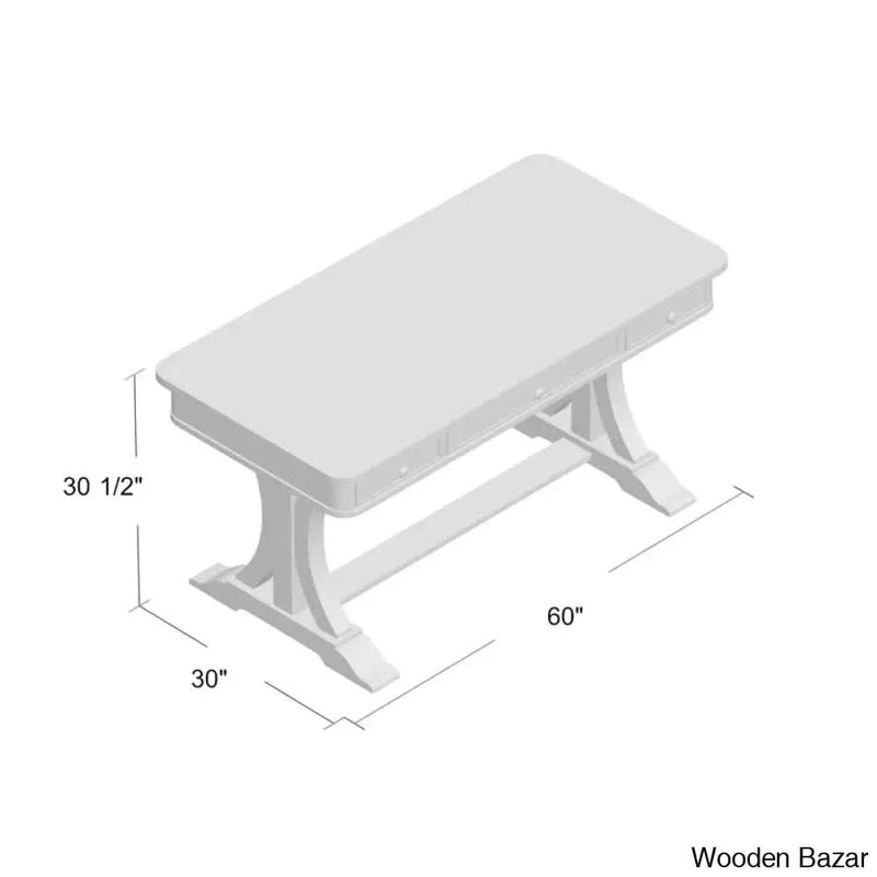 Wooden Rhapsody Desk