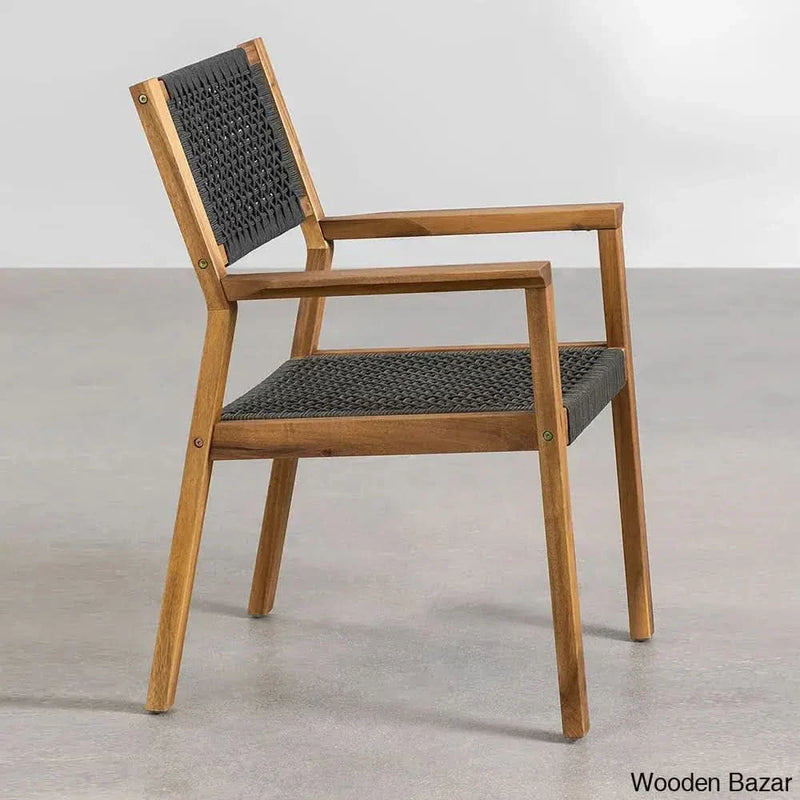Wren Modern Wooden Dining Table Set for Serene Gatherings