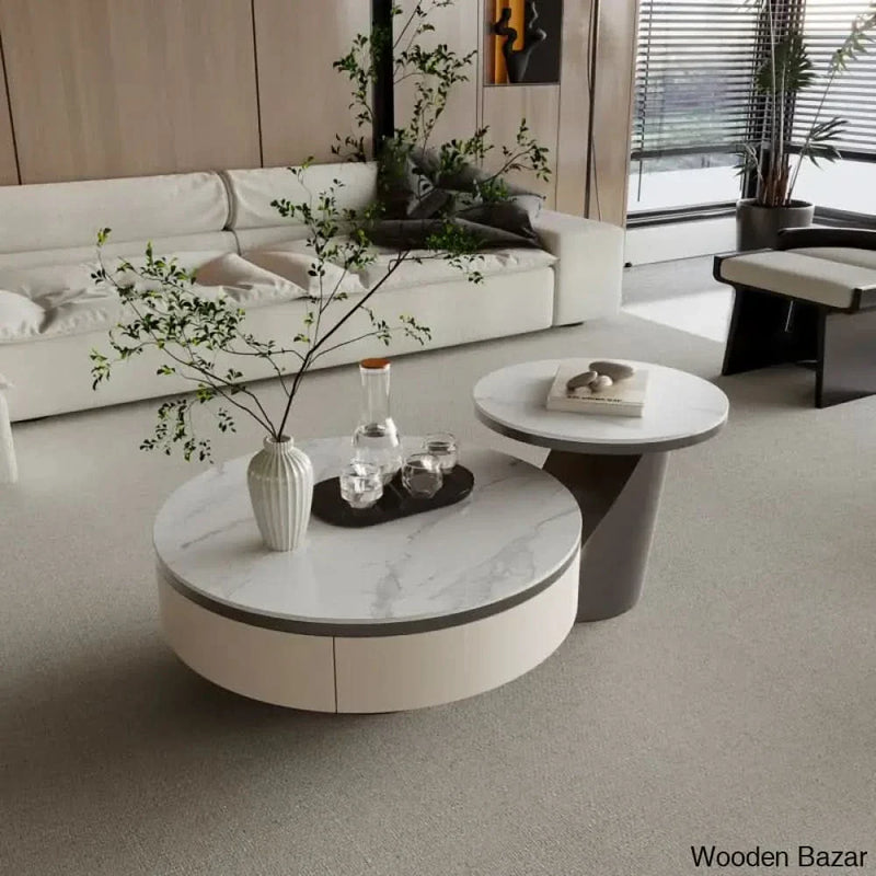 Wyclef Modern ( Set of 2 )  Coffee Table and center table - Craft Decor